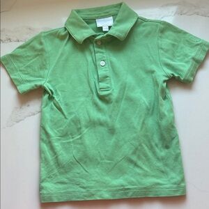 Green Kids Polo Shirt little English 4T